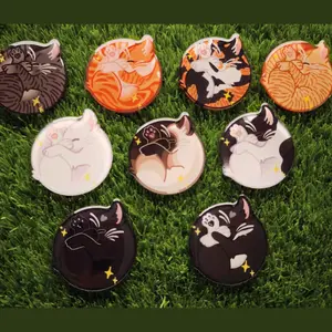 [NEW CATS UPDATED] Cute Cat Magnetic Phone Grip – MagSafe Grip Stand for Cat Lovers, Phone Holder, Kindle Grip