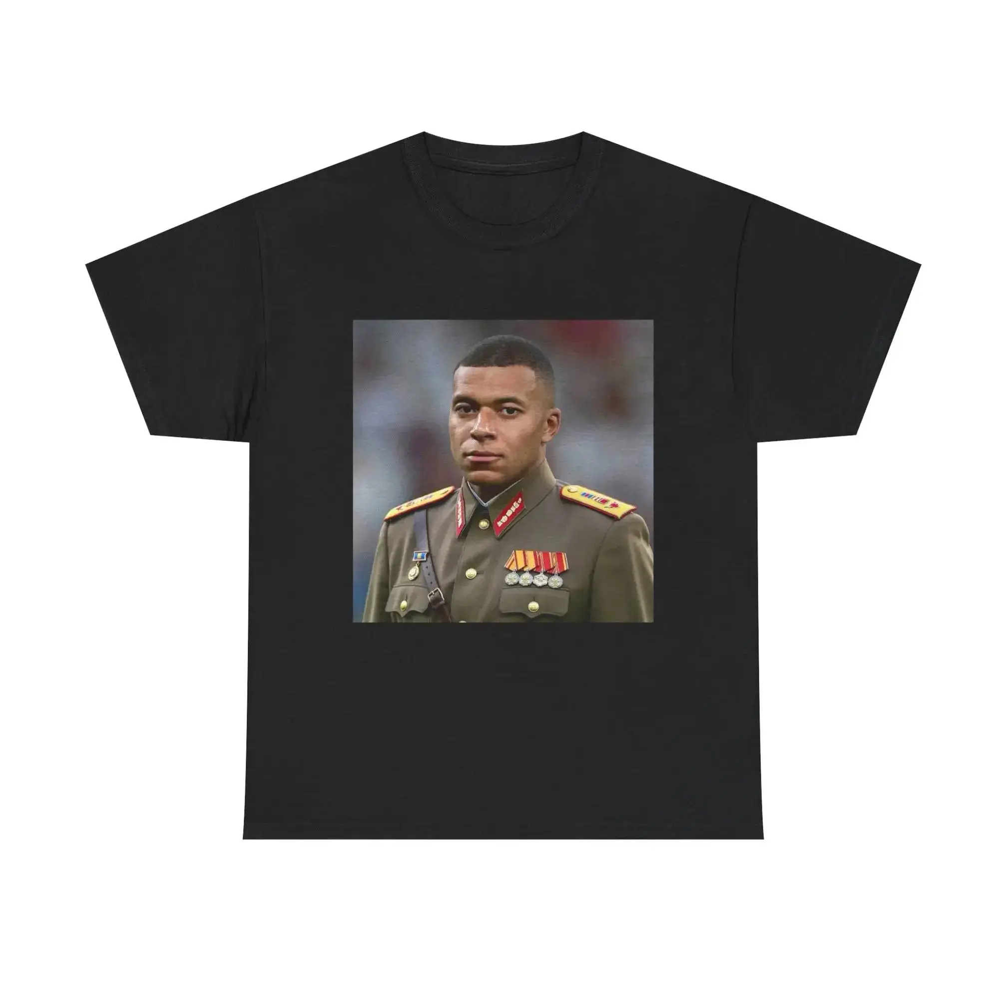Men's Graphic T-Shirt, Dictator Mbappe Print Design