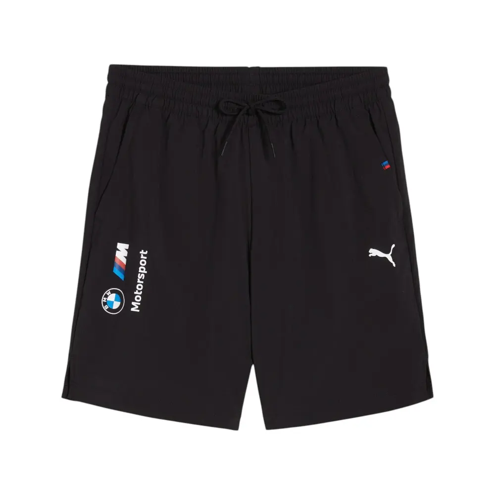 PUMA Mens Bmw M Motorsport Essentials Woven Shorts Casual Bottoms Casual - Black