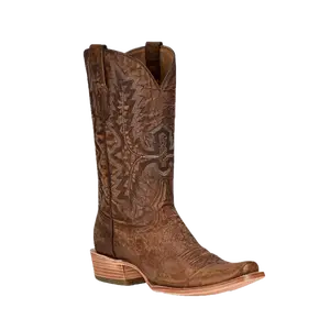 Corral Men's Brown Embroidered Narrow Square Toe Boots A4229