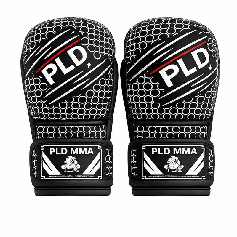 Adults' MMA Fight Gloves - High-Quality Boxing, Wing Chun & BJJ Compatible Training Gloves with Hook-and-Loop Fastener, Maximum Protection, Sturdy Build