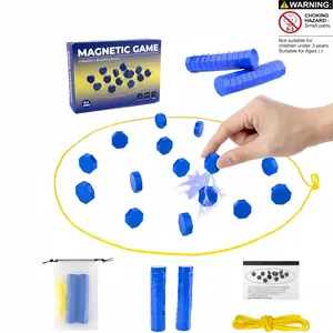 Portable Board Game with Rope, Strategy Board Games, Party Board Game, Fun Tabletop Game for Family Parties, Educational Strategy Game for Kids and Adults, Perfect Birthday Gift