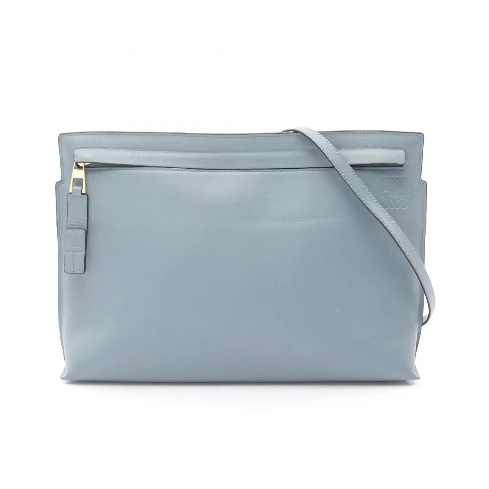 Pre-owned Loewe Other Shoulder Bags T Pouch Leather Shoulder Bag