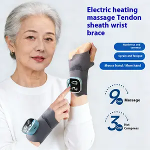 Upgraded Hand Massager - 5 Modes 9 Levels with Heating for Hands & Wrist, Portable Therapy for Arthritis and Carpal Tunnel, Gift for Men Women Relaxation,Father's Day gifts, Mother's Day gifts