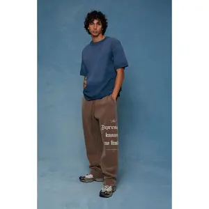 Pacsun Men's Brown Expressions Baggy Sweatpants