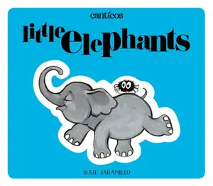 USED-Little Elephants / Elefantitos by Jaramillo, Susie (Board book)