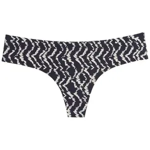 Ikat Tye Dye Laser Cut No Show Thong