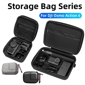 Storage Bag for DJI Osmo Action 6 Hard Portable Carrying Case Anti-Scratch Protective Case for Action6 Protector Accessories