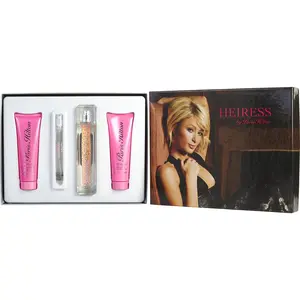 Heiress Paris Hilton Set-Eau De Parfum Spray 3.4 Oz & Body Lotion 3 Oz & Shower Gel 3 Oz & Eau De Parfum Spray 0.34 Oz For Women
