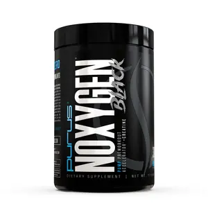 Purus Labs NOXygen Black- Stimulant Free Pre Workout - Blue Raspberry Flavor - Helps Endurance & Strength - No Caffeine - US Formulated