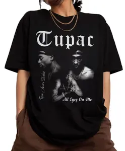 Tupac All Eyez On Me Shirt, Vintage Tupac Shakur Shirt, 2Pac 90s Shirt, 2Pac Shakur Shirt, Vintage 90s Bootleg Tupac Shirt, 90s Merch, Hip Hop 90s Shirt, Hip Hop Legends Shirt, Rapper Merch Shirt, 2pac Graphic Tee