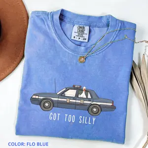 Silly Goose Comfort Colors Shirt, Got Too Silly Shirt, Goose Tee, Silly Goose Shirt, Funny Shirt Gift, Geese Crewneck T-Shirt Graphic