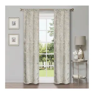 Superior Leaves Room Darkening Curtains Set, 36x72
