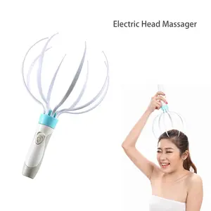 Electric 8-Claw Scalp Massager Head Vibration Massage Tool Stress Relief