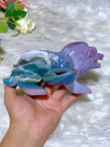 new ocean jasper carving lion