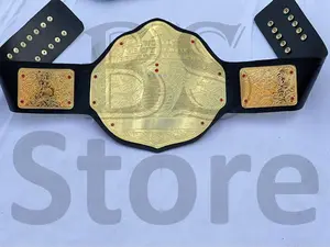 Big Gold Wrestling Championship Belt | Heavyweight Title | Gold Plated Replica Belt
