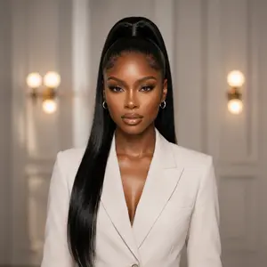 [360 Lace] AliPearl Wigs Straight Ponytail Pre Styled Glueless 360 Lace Wig with Invise Drawstring Ready to Go Pre Cut Pre Plucked Human Hair #SummerWins #DealsForYouDays