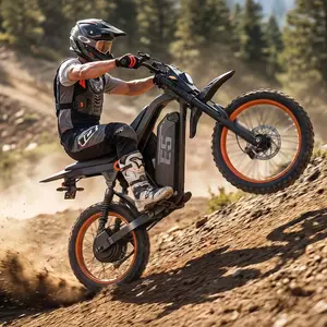 2000W Electric Bike, 48V 20AH Battery, 32MPH Max Speed, Full Suspension, NFC & Password Unlock, 7-Speed Electric Mountain Bike for Snow, Sand