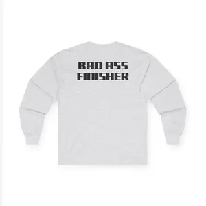 Badass Concrete Finisher Long Sleeve Tee, Perfect for Construction Workers, Gift for Him, Casual Wear, Work Apparel, Construction Clothing