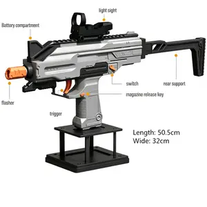 Electric Blaster(Gel) Modified Toy,Semi & Full Automatic Modes Splatter-Blaster, Outdoor Activities Team Games