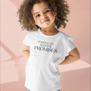 Standing On Gods Promises T-shirt - 50/50 polyester/cotton% Cotton Breathable Comfortable for Adults & Kids Apparel Express Your Faith with Style