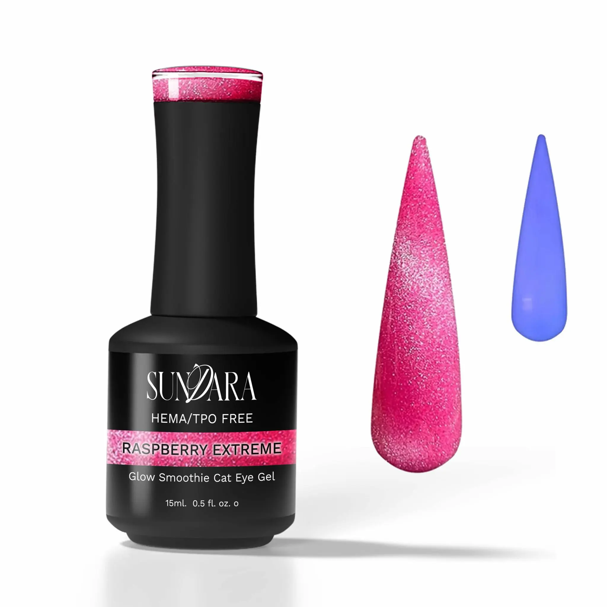 Raspberry Extreme- Glow Cat Eye Gel Polish