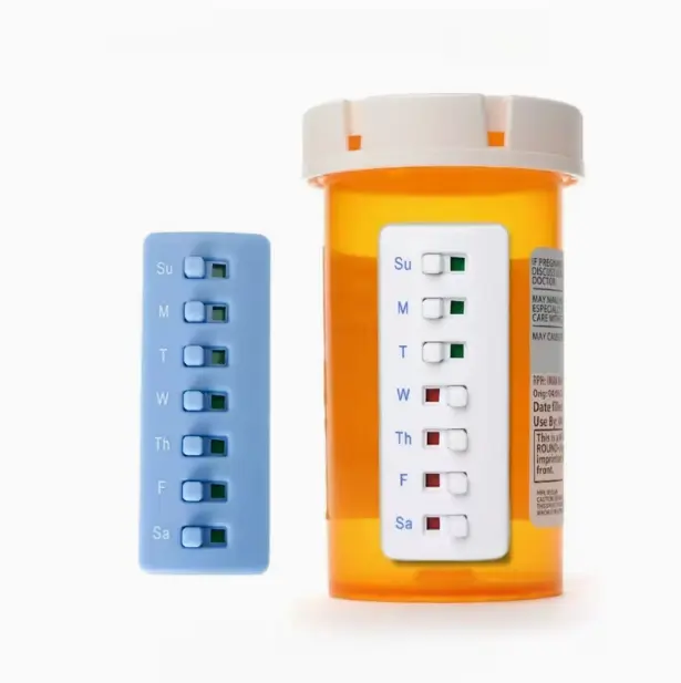 Medication Organizer with Weekly Schedule for Easy Tracking and Management of Daily Doses