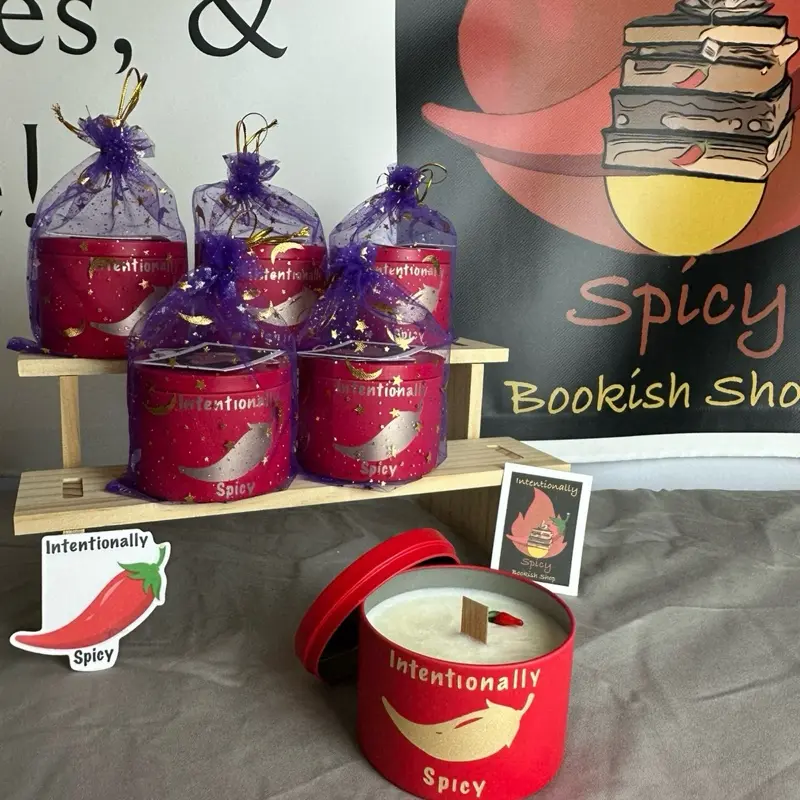 Intentionally Spicy 8oz Beeswax Candle in Cashmere Scent