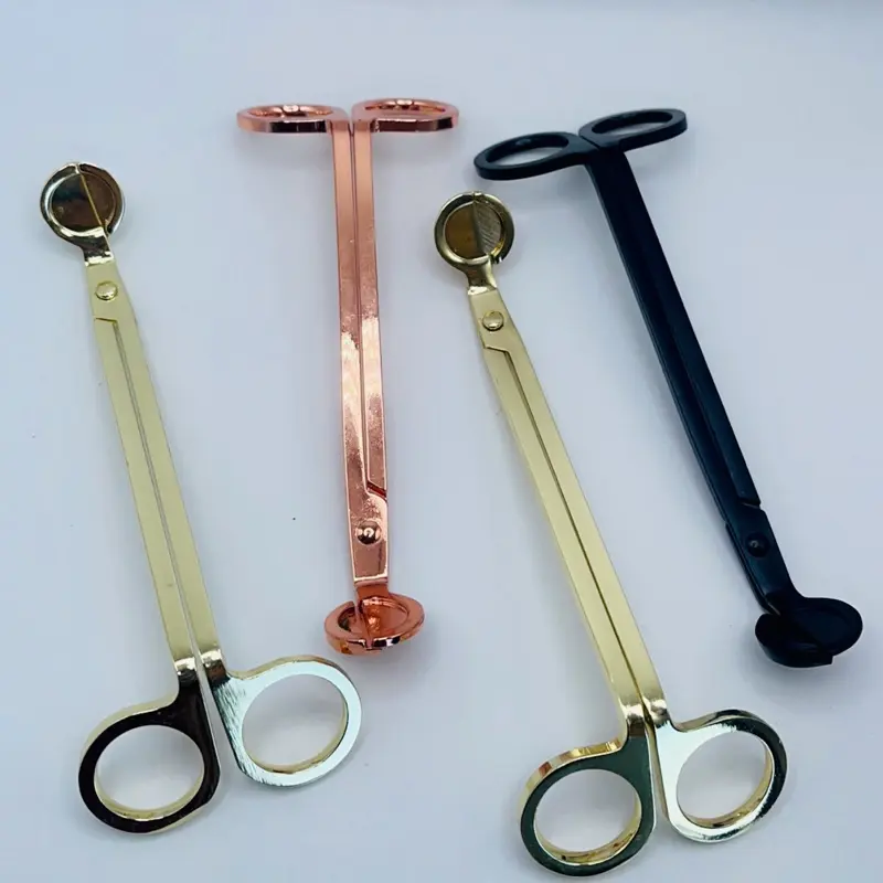 Polished Wick Trimmer, Premium Candle Scissors, Stainless Steel Wick Clipper Cutter