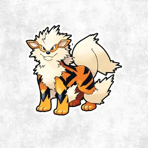 Arcanine Waterproof Vinyl Sticker Decal