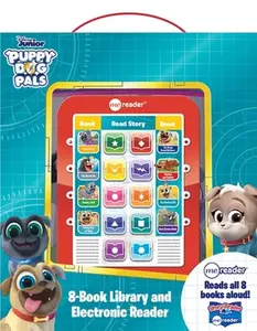 Disney Junior Puppy Dog Pals: Me Reader 8-Book Library and Electronic Reader Sound Book Set [With Battery] -- Bill Scollon, Mixed Media Product