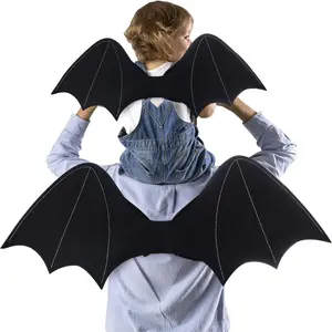 D-FantiX Bat Wings for Kids, 2 Pack Parent-Child Bat Wings Backpack Party Favors Halloween Decorations