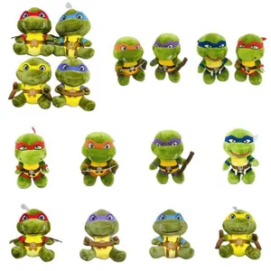 Mutant Ninja Turtle Plush Toy Figure, Creative Cloth Doll, Soft Stuffed Animal, Perfect Soft Cuddly Gift for Kids, Collectible Toy