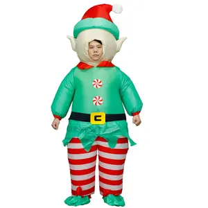Mischievous Christmas Elf Costume, Inflatable, Perfect for Christmas, Easter, Birthdays, Cosplay Activities, Includes 1 Piece