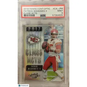 2018 Panini Contenders Optic Class Acts Patrick Mahomes II /175 #CA-PM PSA 9