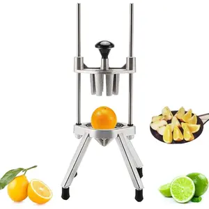 HKFGSHOP Commercial Fruit Cutter Wedger, Lemon and Lime Wedge Slicer Cutter, Stainless Steel Blade, Easy to Use, Fruit Cutter Tool, for Potatoes, Tomatoes, Onions, Orange