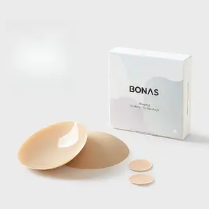 MeltSkin Ultra Thin Silicone Chest Stickers 8cm Foundation Invisible