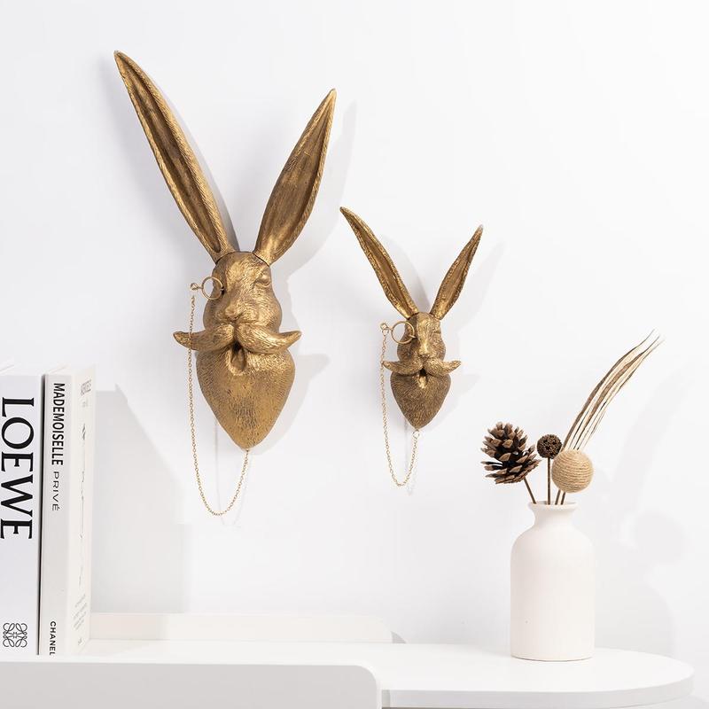 Animal Head Wall Decor, 1 Count Creative Resin Animal Head Wall-Mounted Decor, Wall Hanging Decor, Wall Decoration for Home Living Room and Bedroom #TOP PICKS