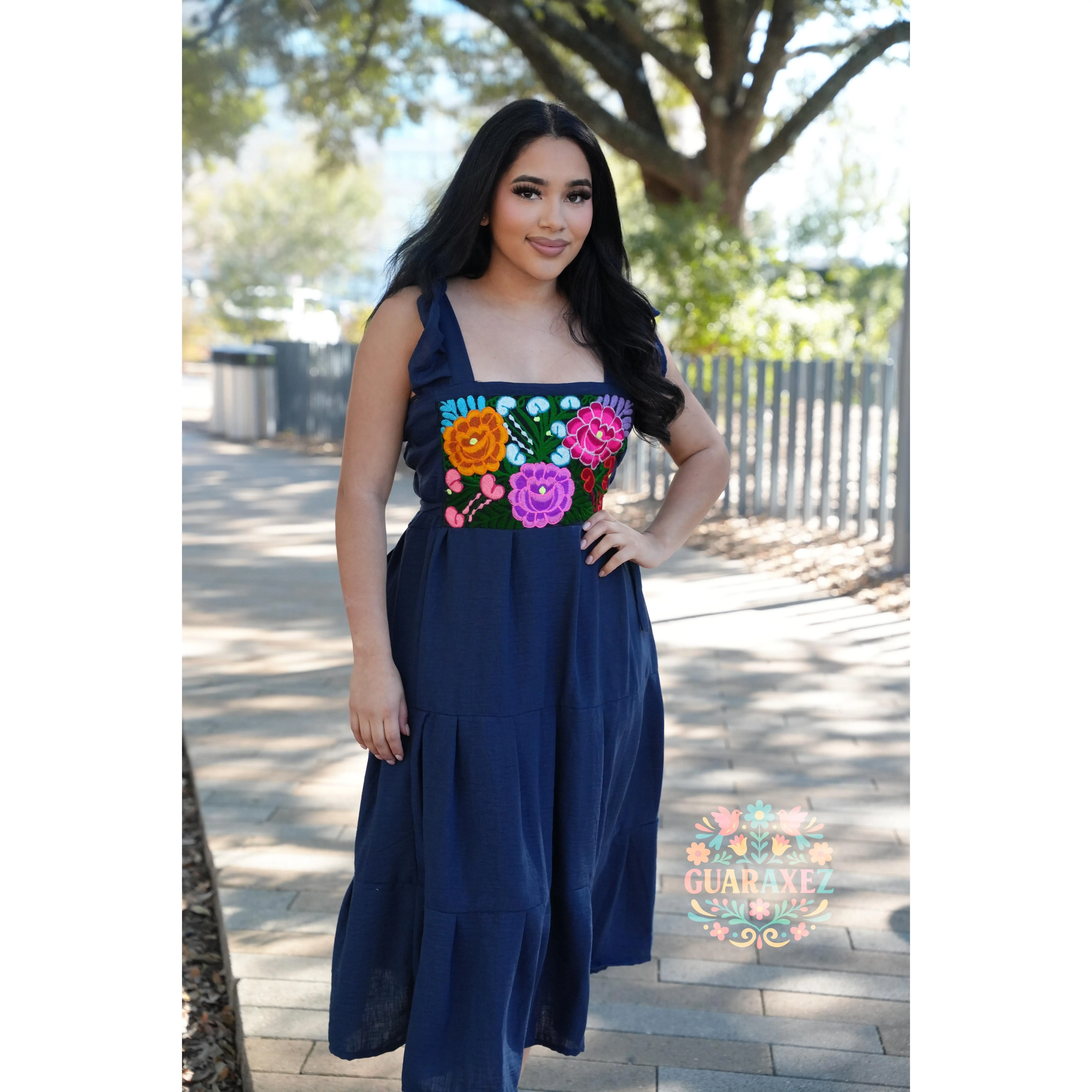 Julia Mexican Embroidery Dress