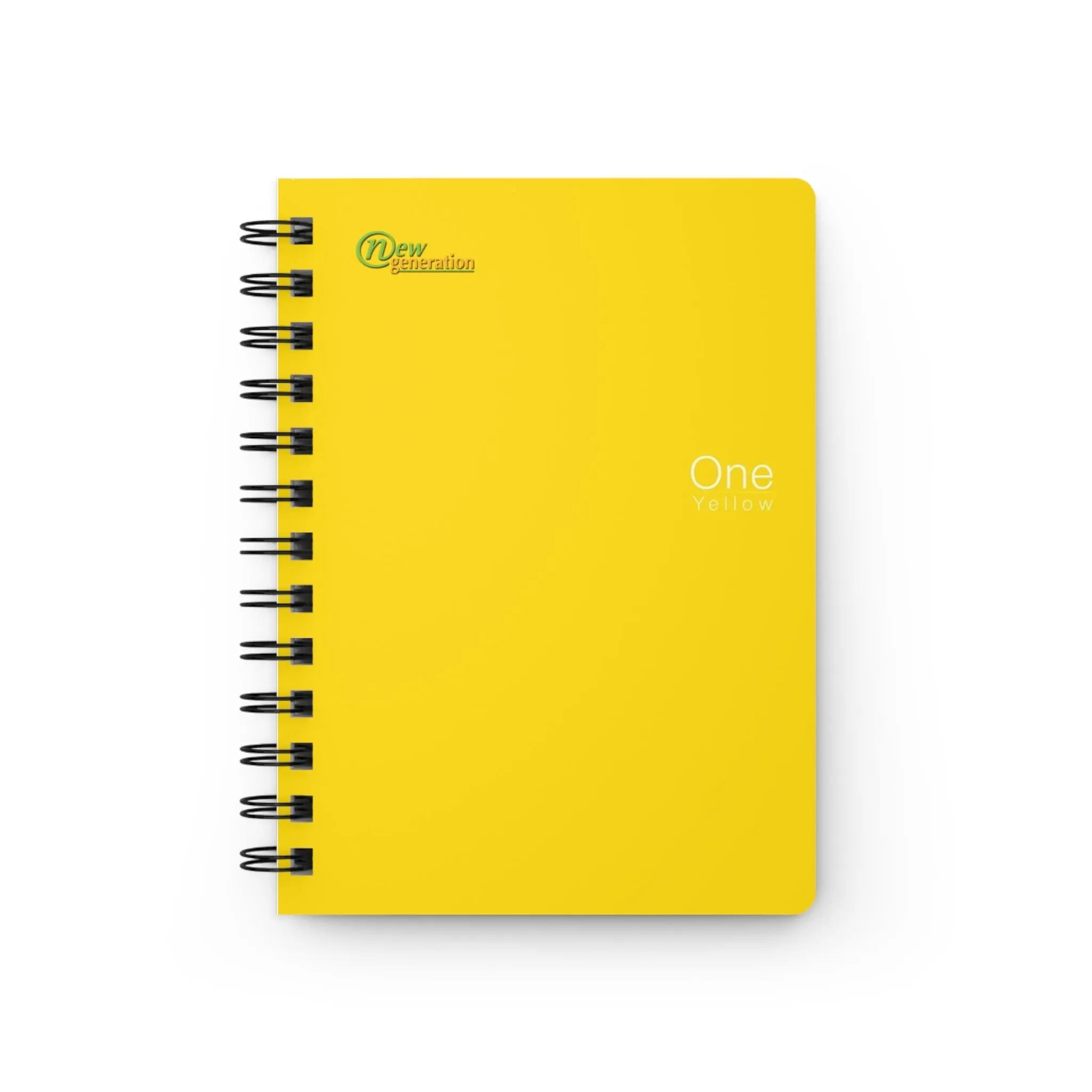 New Generation -  One - Spiral Bound Journal - 150 Pages Hard Cover Notebook for Writing, Doodling, Bullet Journaling, Sketching, Planner
