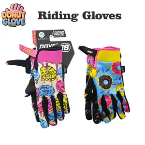 ROXF Sweet Donut Cycling Gloves Rider Gloves Mountain Wilderness Cycling Sports Colorful Men's and Women's Breathable Non slip Multi functional Gloves Four season Universal Touchscreen Can be used for daily commuting Fashion Advanced Gloves Riding Glove