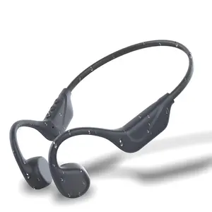 Wireless Bone Conduction Earphone, Open Ear Earbuds, Open Ear Earphones, Open-ear Design Headphone with Built-in Microphone, Sweat Resistant for Running & Fitness, Audio