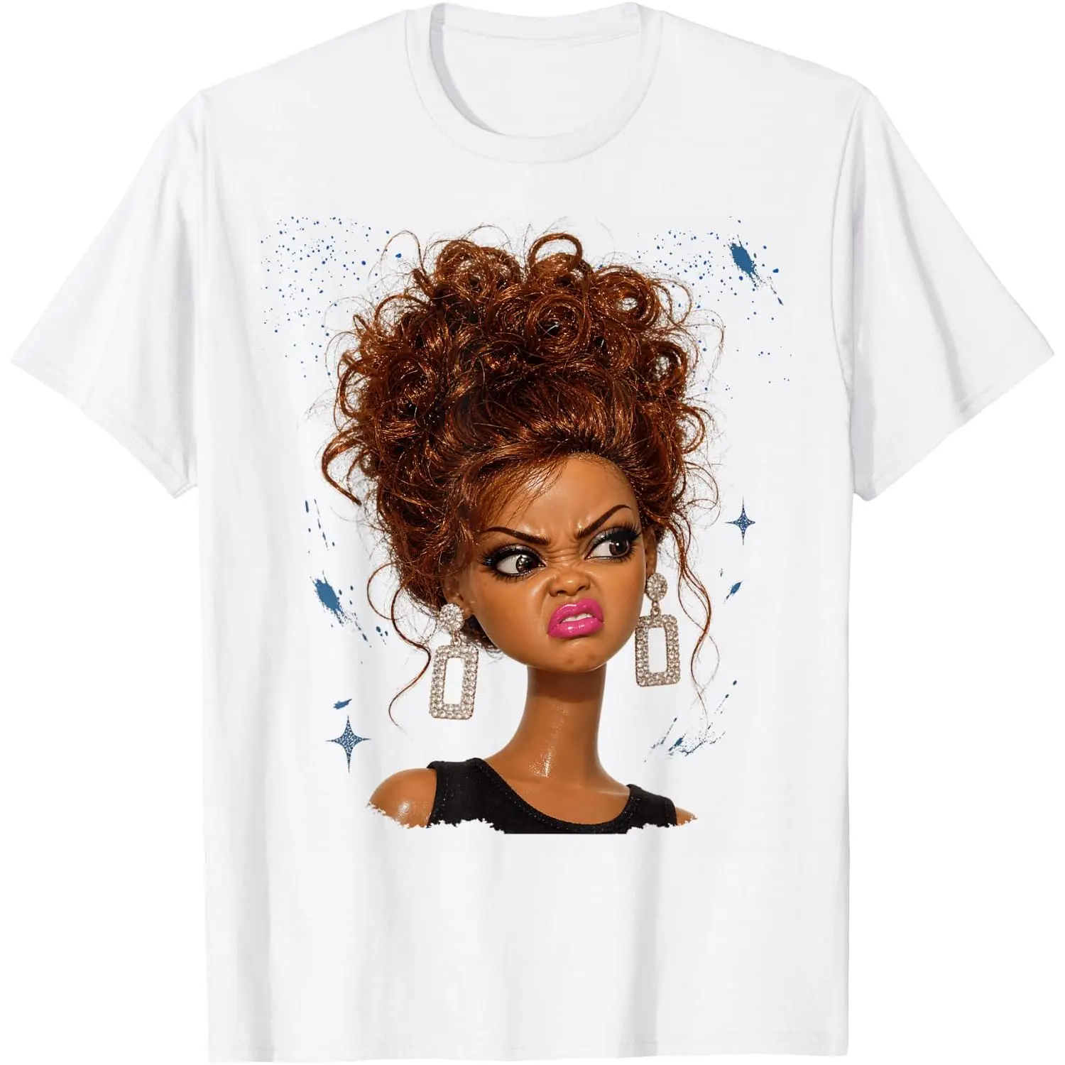 Disgusted Doll Side Eye - Funny Attitude Gift T-Shirt