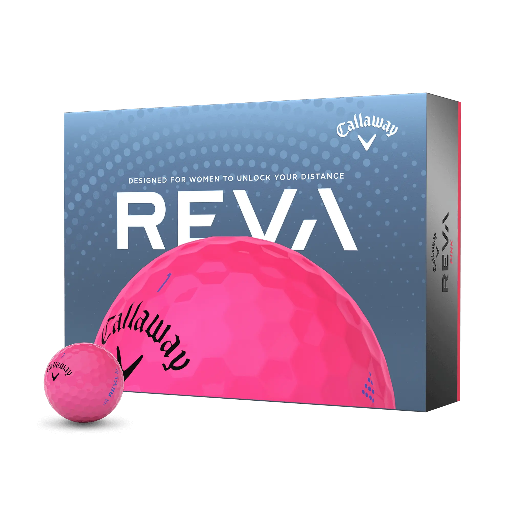 Callaway Golf REVA Pink Golf Balls