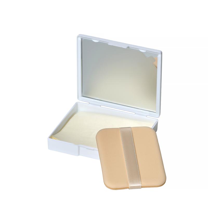 ANAMANIA Oil Blotting Sheets for Face with Mirror and Puff. 300 Sheets oil Blotting paper for oily skin, Absorb Excess Oil,  Face paper Compact Makeup Matte