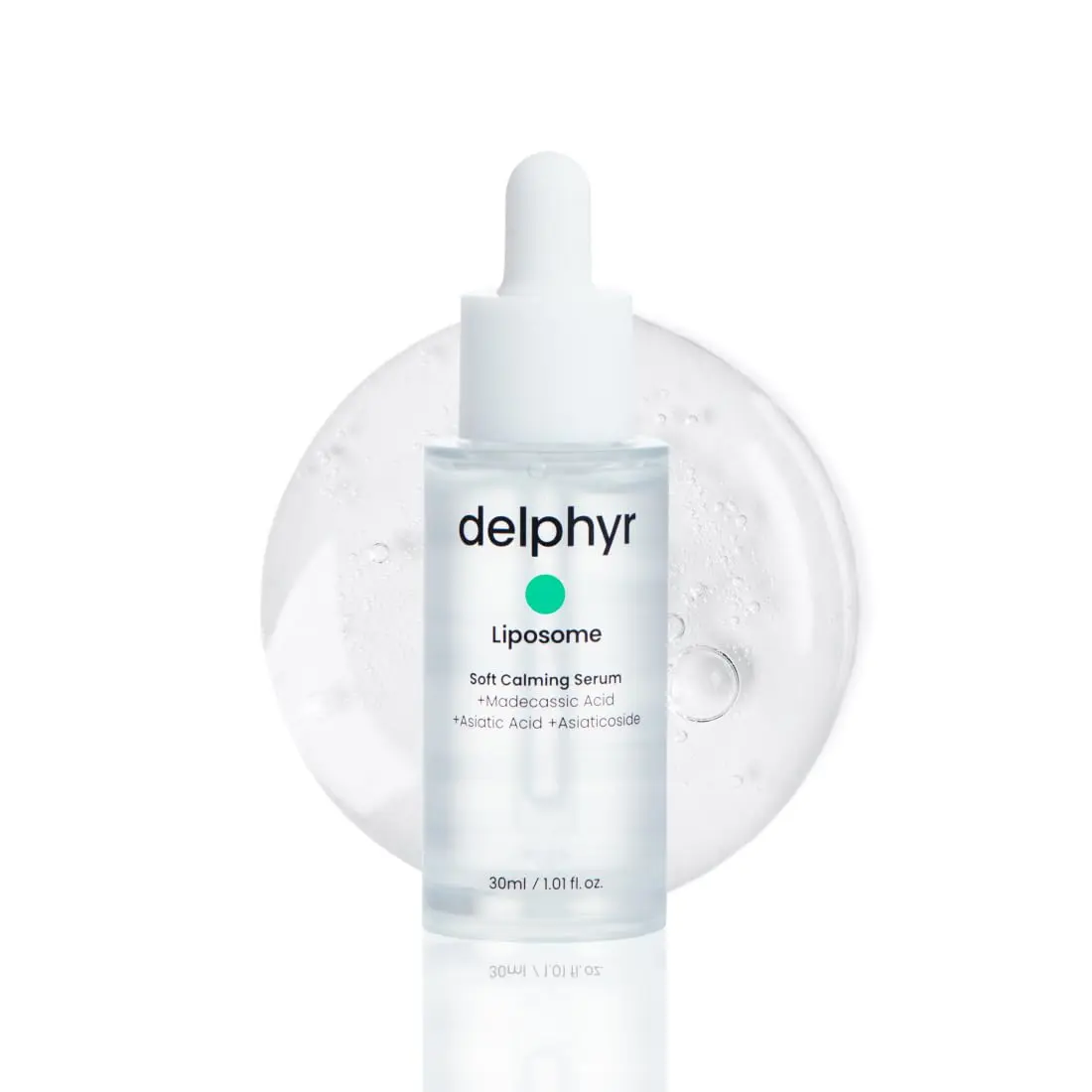 delphyr Liposome Soft Calming Serum, Lightweight Nourishing for Sensitive Skin with Centella Asiatica Teca, Korean Skincare for Trouble Care (1.01 fl. oz, 30ml)