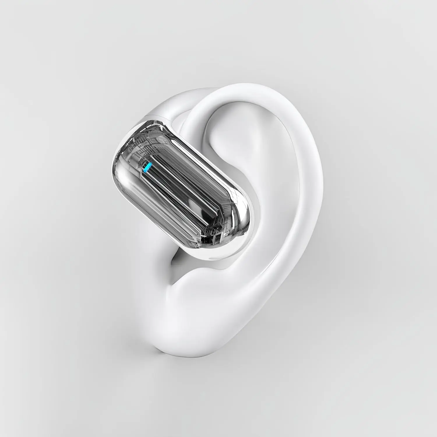 Q16 Open Bone Conduction Bluetooth Headphones,Smart Digital Display ,Wireless Bluetooth Earphones for Business Travel
