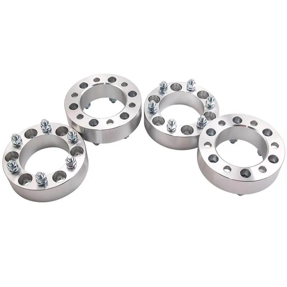 (4) 2 inch 6x5.5 Wheel Spacers Adapter compatible for Toyota Landcruiser Patrol Hilux 4WD