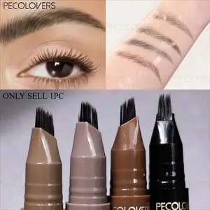 Slim-Stroke Brow Defining Pen - All-Day Waterproof Transfer-Resistant, Ultra-Thin Tip for Realistic Hair Simulation, Soft Ombre Blending Effect, Long-Lasting Oil-Control, Perfect for Gift Box - Fine Line Brow Tool 300PCS GuangDong