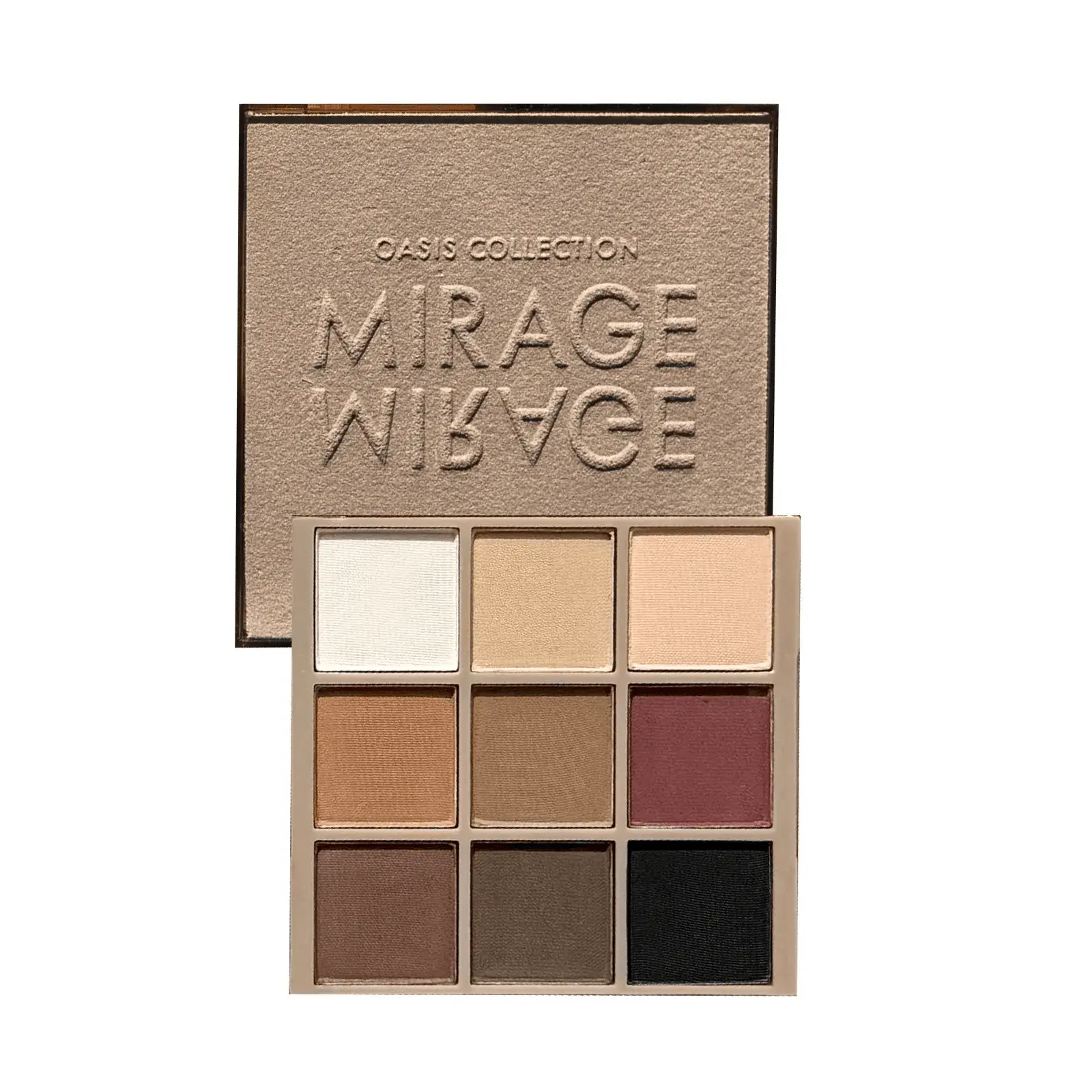 FARMASi Oasis Collection Mirage Makeup Eyeshadow Palette - Lightweight, Talc-Free Cosmetic Eyeshadow Palette